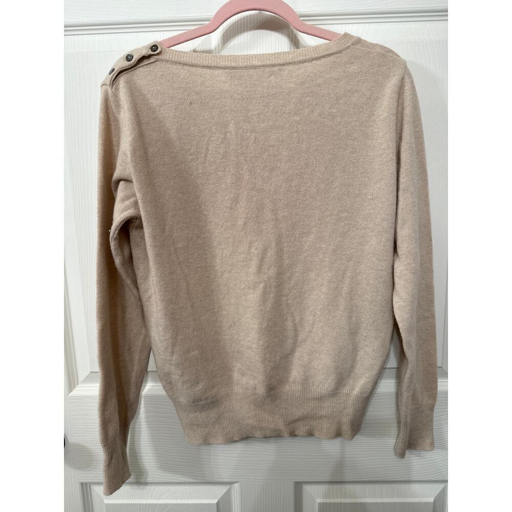 Nougat London Women's Crown Wool, Cashmere, Angora Blend Crewneck Sweater, L - Picture 5 of 6